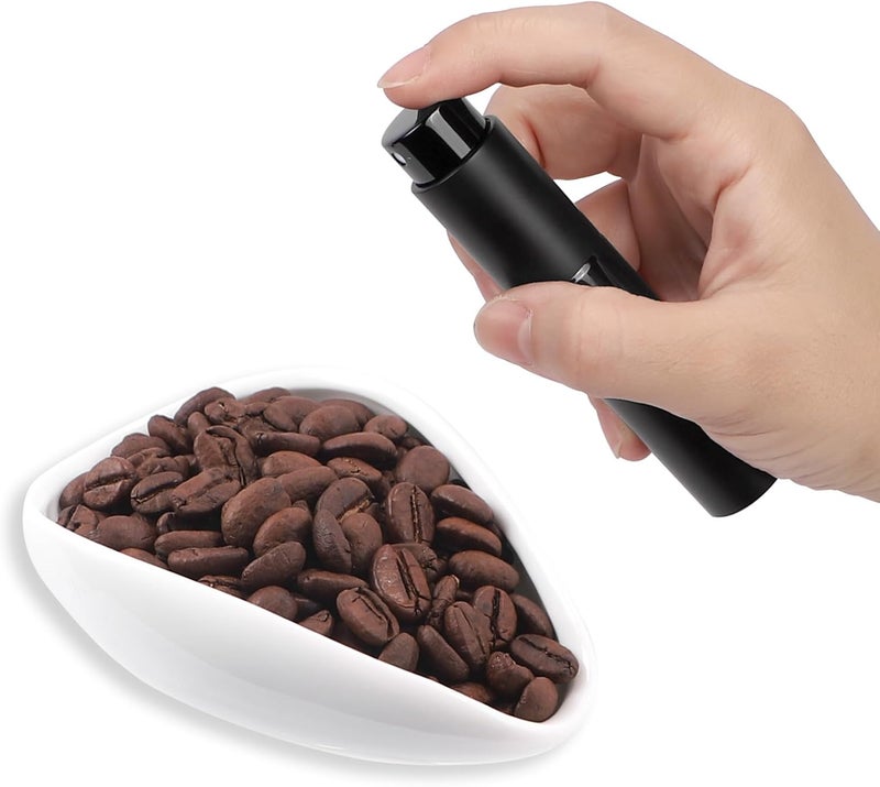 FEUNLEM Coffee Bean Dosing Cup and Spray Bottle Set - Ceramic Espresso Accessories Kit, 8ml Static Reducing Sprayer for Camping, Gym, Home Use | Barista-Approved Dosing Tools - Image 1